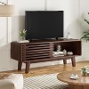 Fontoi TV Stands and Consoles, Mid-Century Modern TV Stand, Entertainment Center with Storage for Living Room Bedroom, Brown, 14.2"*17.8"*46" - 4 of 4