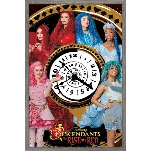 Trends International Disney Descendants: The Rise of Red - Group Framed Wall Poster Prints - 1 of 4