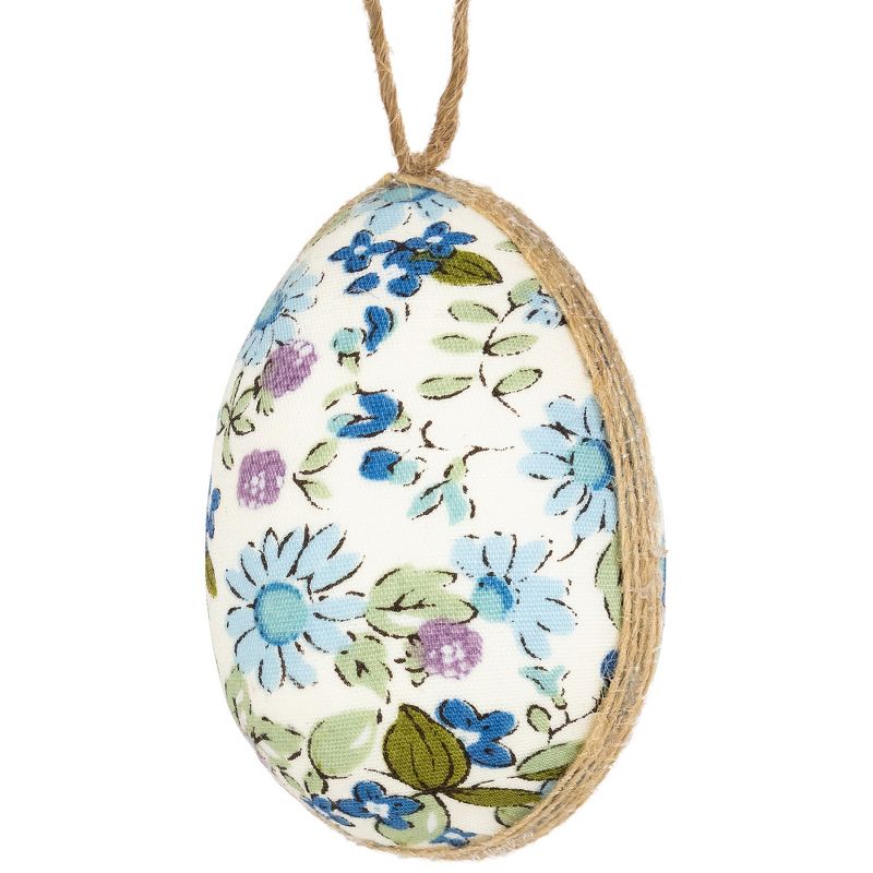 Northlight Easter Egg Ornament Decorations - 5.75" - Blue - Set of 6, 4 of 6