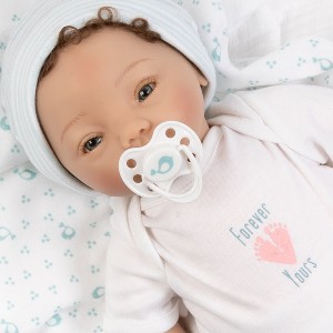 Paradise Galleries Realistic Newborn Doll - Forever Yours Miracle, 7-Piece Reborn Doll Gift Set with Magnetic Pacifier - 1 of 4