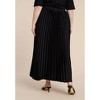 ELOQUII Pleated Maxi Satin Skirt - 4 of 4