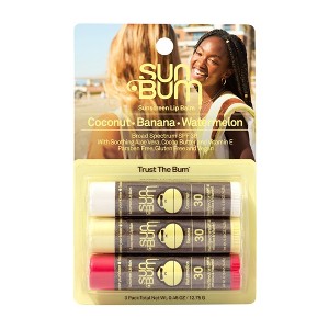 Sun Bum Lip Balm - SPF 30 - 3ct/0.45 fl oz - 1 of 4