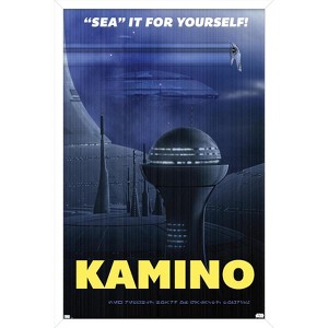 Trends International Star Wars: Kamino - Sea It by Russell Walks Framed Wall Poster Prints - 1 of 4