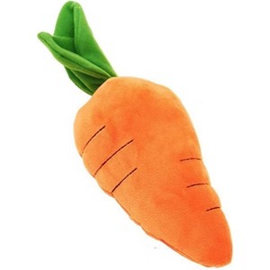 ZippyPaws Dog Toy  Cute Carrot with Soft Squeaker, Carrot Shape Pet Plush Toy with Sound - 1 of 4