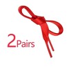 Allegra K Flat Satin Ribbon Solid Color Sports Shoes Sneakers Shoe Laces 2 Pairs - 3 of 4