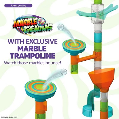 Marble Genius 125-Piece Multicolor STEM Engineering Marble Run Set