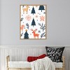 Amanti Art Christmas Theme 2 by Andreas Magnusson Canvas Wall Art Print Framed - 4 of 4