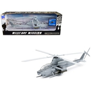 Bell AH-1Z Cobra Helicopter Gray "US Air Force" "Military Mission" Series 1/55 Diecast Model by New Ray - 1 of 3