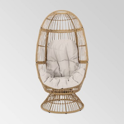 wicker egg chair target