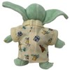 Star Wars The Child Shoulder Baby Cream Mandalorian Print Robe Fits 5" Yoda - 3 of 4