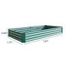 Dolonm Raised Garden Bed Kit - Metal Raised Bed Garden  for Flower Planters, Vegetables Herb Green - 2 of 4