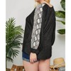 Women's Snakeskin Long Sleeve Plus Top - ADORA - 2 of 3