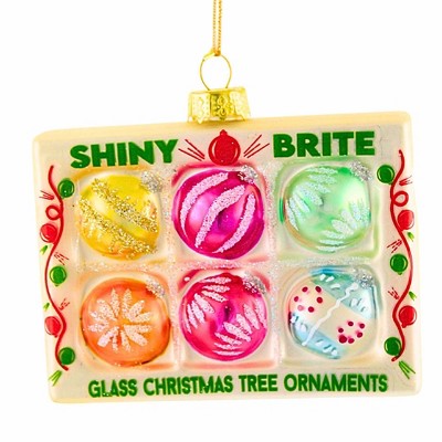 Cody Foster 2.5 Inch Vintage Box Christmas Ornaments Traditional Colorful Tree Ornaments