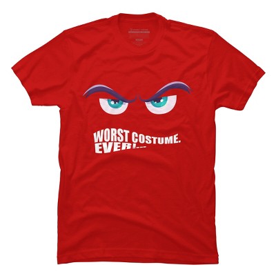 Men's Design By Humans Worst Costume Ever (Halloween) By Editive T-Shirt