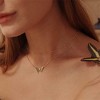 Exquisite Double-layer Butterfly Necklace for Women – Elegant, Fashionable, Gold-toned Butterfly Pendant and Beaded Necklace - 2 of 4