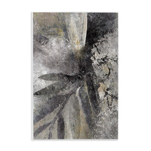 Stupell Industries Grey Abstract Botanical, 13" x 19" - 1 of 4