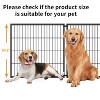 ORRD 63.7" Large Dog Crate with Top Cover, Heavy Duty Indoor Kennel & Playpen for Medium Large Dogs up to 100 lbs, Black - 2 of 4