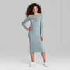 Women's Long Sleeve Bodycon Sweater Dress & Shrug Set - Wild Fable™ - image 2 of 3