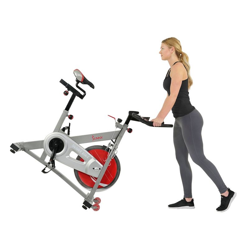 Sunny Health &#38; Fitness Pro II Indoor Cycling Exercise Bike with Device Mount and Advanced Display, 5 of 14