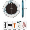 Acekool Inflatable Water Hammock Dock, Mesh Center 8FT/8.5FT/10FT, Heavy Duty Float Ring for Pool, Lake & River, Easy Setup, Party Ready - 4 of 4