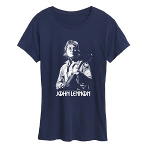 Women's - John Lennon - John Lennon Portrait Short Sleeve Graphic T-Shirt - 1 of 4