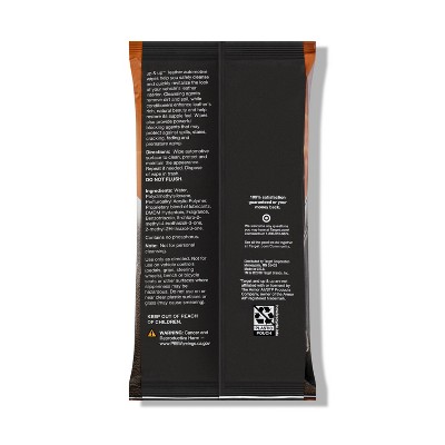 27ct Leather Automotive Wipes Pouch - up &#38; up&#8482;