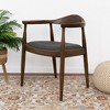 Vynxaria Gray Mid-Century Dining Chairs for Versatile Spaces - 3 of 4