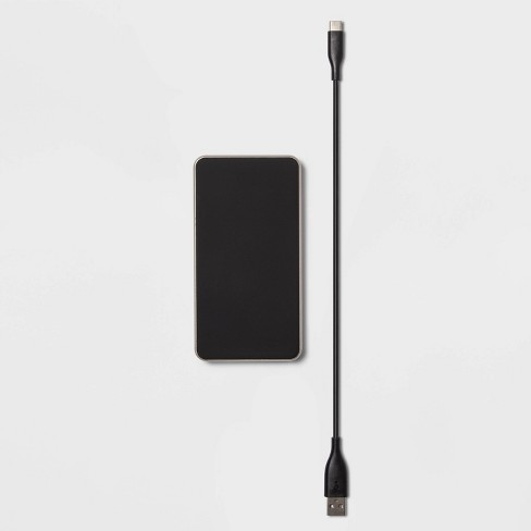 10000mAh/15W Power Bank - heyday™ Black and Gold