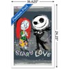 Trends International Disney Tim Burton's The Nightmare Before Christmas - Ink Scary Love Framed Wall Poster Prints - 3 of 4