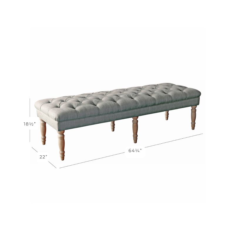 Classic Layla Tufted Bench - HomePop, 2 of 8