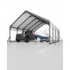 Metal Carport, Reinforced Frame and Steel Roof for All-Weather Use, Permanent Shelter for Bass Boats, Full-Sized Pickup Trucks, and Tractors - 2 of 4