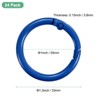 Unique Bargains Metal Spring O Rings Zinc Alloy Durable Multipurpose Lightweight Buckle - 3 of 4