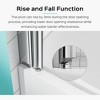 NicBex 30.98"W X 55"H Glass Shower Door Frameless Pivot Tub Shower Door 1/4"(6mm) Thick Glass Door with 180 Degree Flip and Grab Bar - 4 of 4