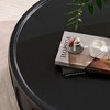 Okak Modern Wave-Edge Coffee Side Table Set of 2, Fiberglass & No Assembly End Tables, Apartment Size for Living Room & Bedroom - 4 of 4