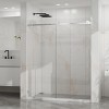 Frameless 60"x72" Silent Sliding Shower Door, 1/4"(6mm) Clear Tempered Glass with Easy-Clean Coating, Heavy-Duty 304 Stainless Steel, Chrome - 3 of 4