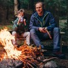 Resenkos Double Folding Camping Chair, Loveseat For 2 Adults, Portable Camping Couch With Wood Armrest & Cupholders, - 3 of 4