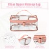 Unique Bargains PVC Zipper Clear Portable Makeup Bags and Organizers 2 Pcs - 4 of 4