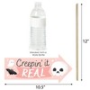Big Dot of Happiness Funny Pastel Halloween - Pink Pumpkin Party Photo Booth Props Kit - 10 Piece - 3 of 4