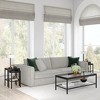Hudson and Canal 24" Tall Two-Tone Table Lamp with Fabric Shade Matte Black/Brass/White - 4 of 4