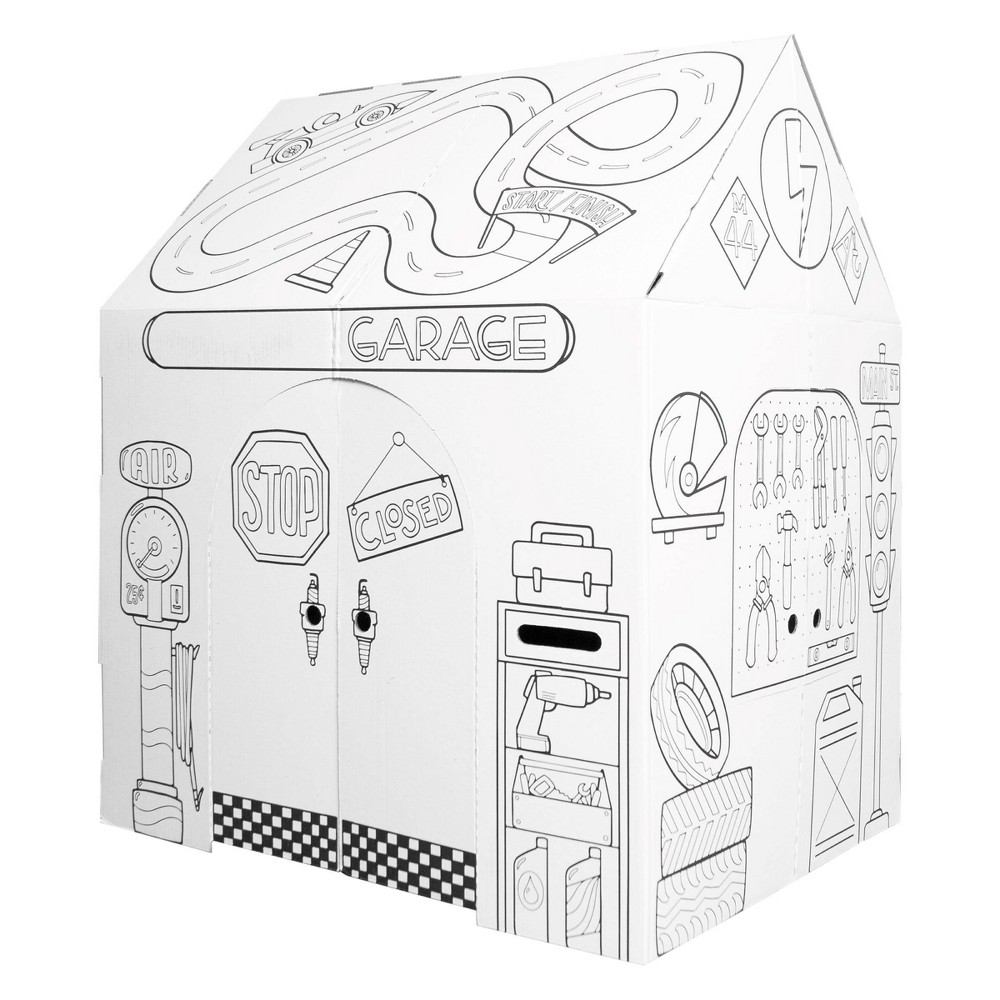 Easy Playhouse Pit Stop Garage