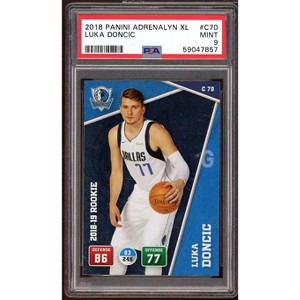 Luka Doncic Rookie Card 2018-19 Panini Adrenalyn XL #c70 PSA 9 - 1 of 2
