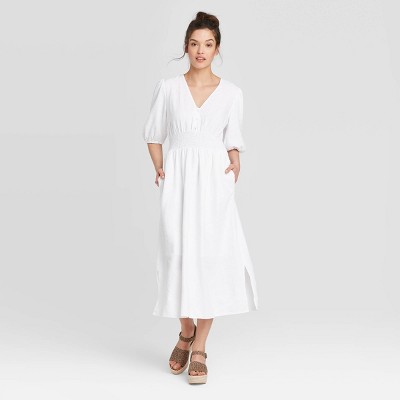 white summer dress target