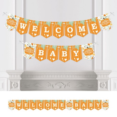 Big Dot Of Happiness Little Pumpkin - Fall Baby Shower Bunting ...