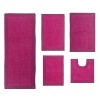 Home Weavers Luxury Collection 100% Cotton Tufted Bathroom Rug Set, Non-Slip Latex Bath Rug Set - 2 of 4