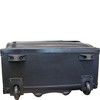 Amerileather Black Leather Wheeled Catalog Case - 4 of 4