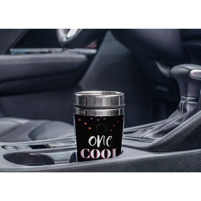 Elanze Designs One Cool Mom Black 17 Ounce Stainless Steel Travel Tumbler