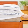 Belffin Pillow Top Mattress Topper,Belffin Pillow Top Mattress Topper,Pad Cover with 8-21 Inch Deep Pocket - 3 of 4
