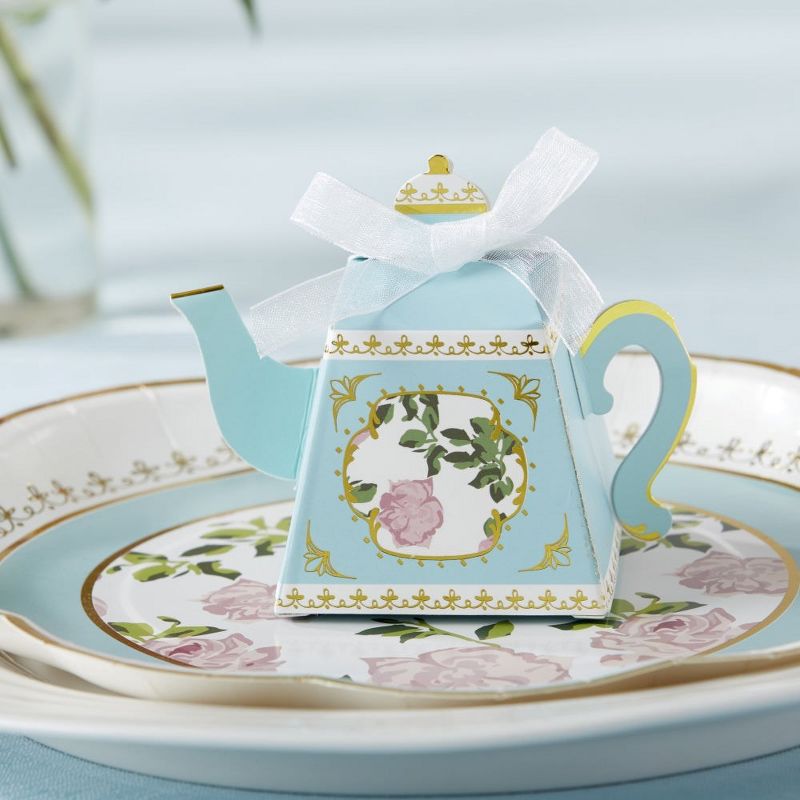 Kate Aspen Tea Time Whimsy Teapot Favor Boxes (Set of 24), 2 of 9