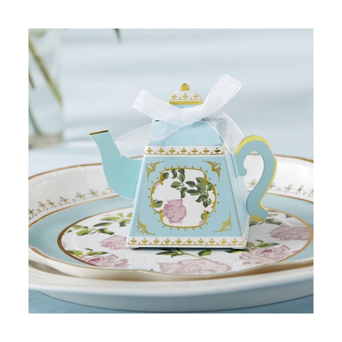 Kate Aspen Tea Time Whimsy Teapot Favor Boxes (Set of 24) - thumbnail 3