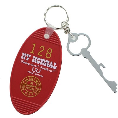 Crowded Coop, LLC Retro Motel Key Fob - KY Korral Red